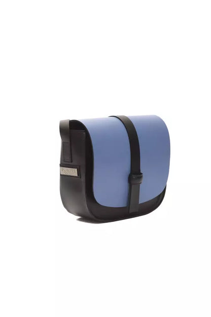 Pompei Donatella Crossbody Tasche aus Leder in Blau
