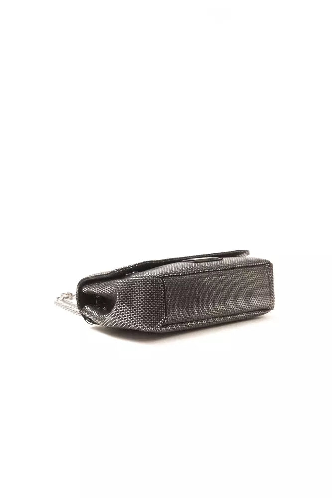 Pompei Donatella Crossbody Tasche aus Leder in Grau