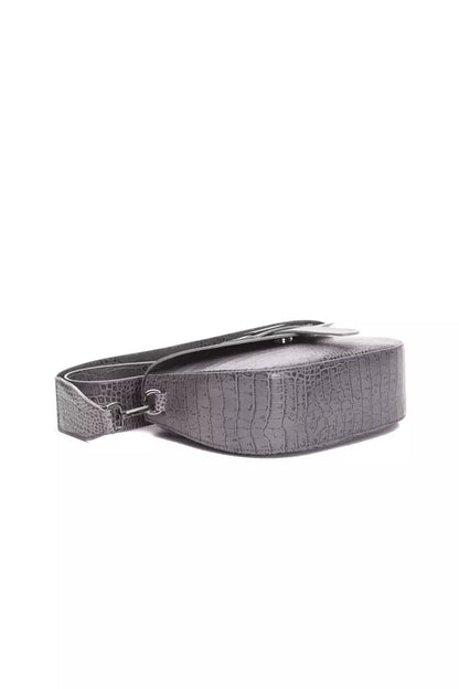 Pompei Donatella Damen Leder Crossbody Tasche Kroko