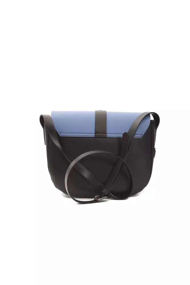 Pompei Donatella Crossbody Tasche aus Leder in Blau
