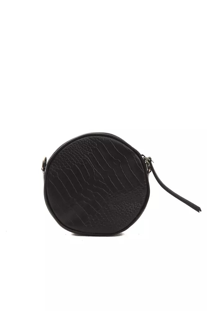 Pompei Donatella Damen Leder Crossbody Tasche Oval Kroko