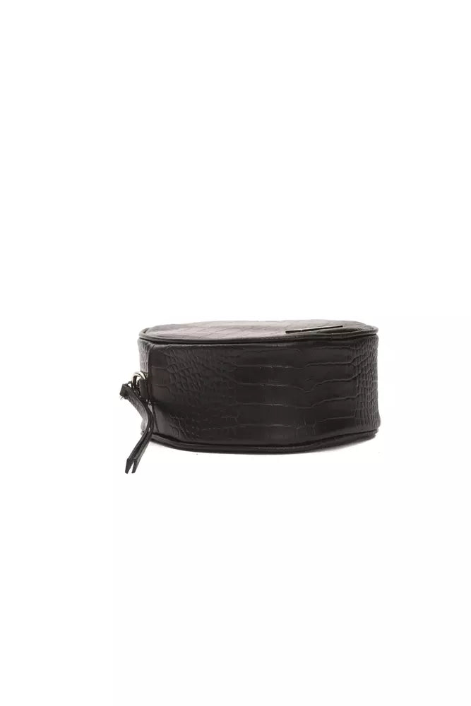 Pompei Donatella Damen Leder Crossbody Tasche Oval Kroko