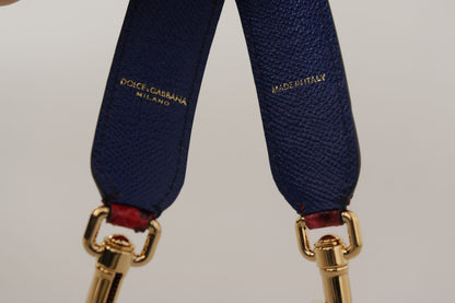 Dolce & Gabbana Schulterriemen aus exotischem Leder in Rot mit Kristall-Details