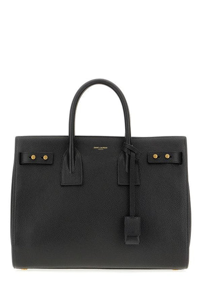 Damen Handtasche Saint Laurent Sac de Jour aus schwarzem Kalbsleder