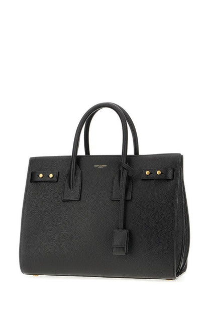 Damen Handtasche Saint Laurent Sac de Jour aus schwarzem Kalbsleder