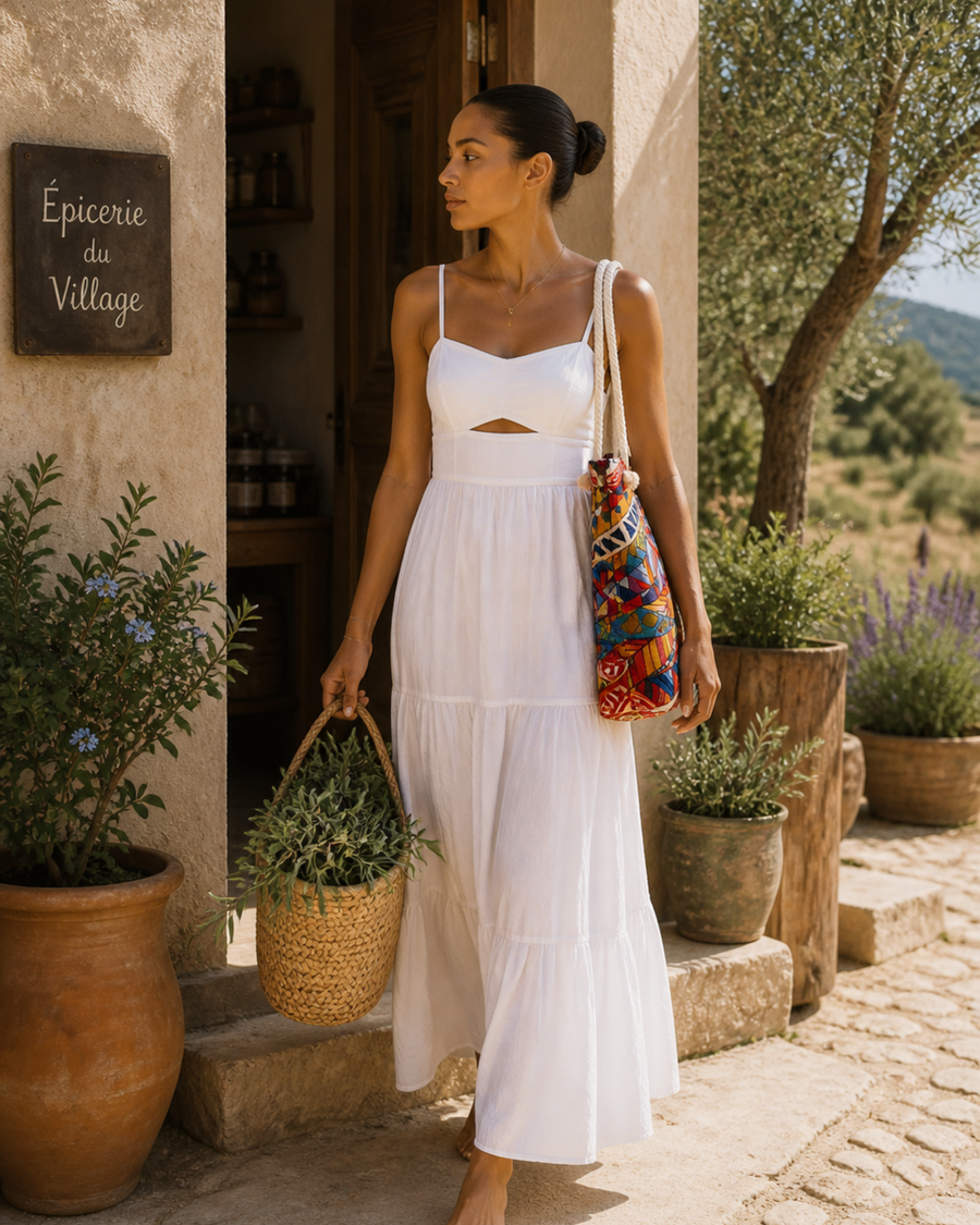 Schultertasche - Boho-Style - Illusio - 38x35cm