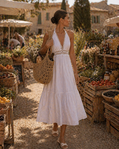 Damen Schultertasche aus Stroh – Große Sommertasche