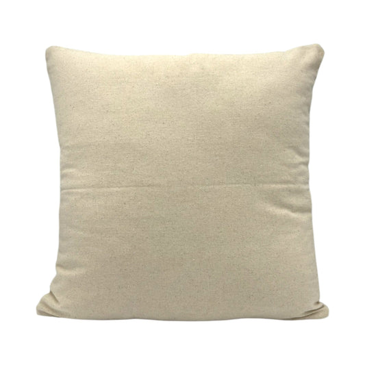 Dekokissen mit Punch Stickerei - Blume - Mohnblume - 43 x 43cm