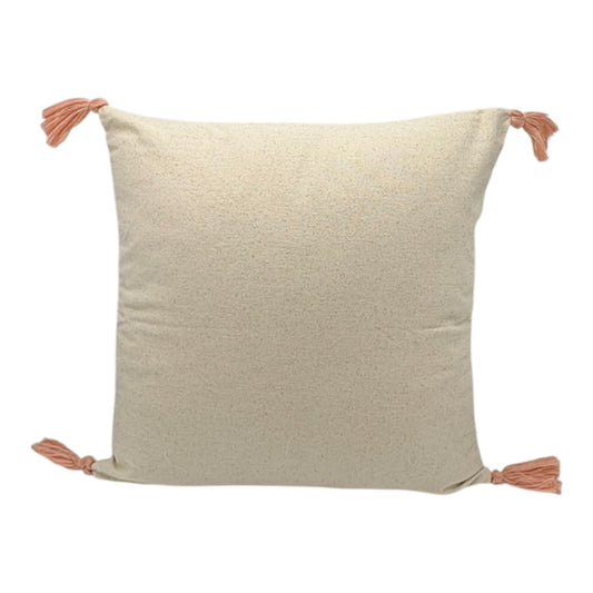 Dekokissen mit Punch Stickerei - Kids - Elefant Pink - 43 x 43cm