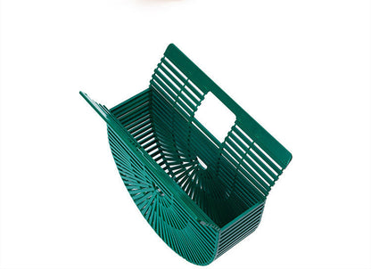 SolunaWeave™ – Bamboo Moon Clutch