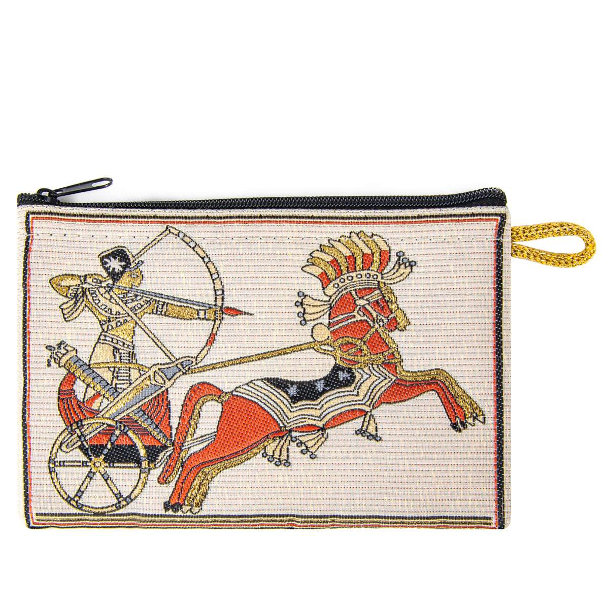 Kleingeldtasche mit antikem Motiv 1 - 10x15cm