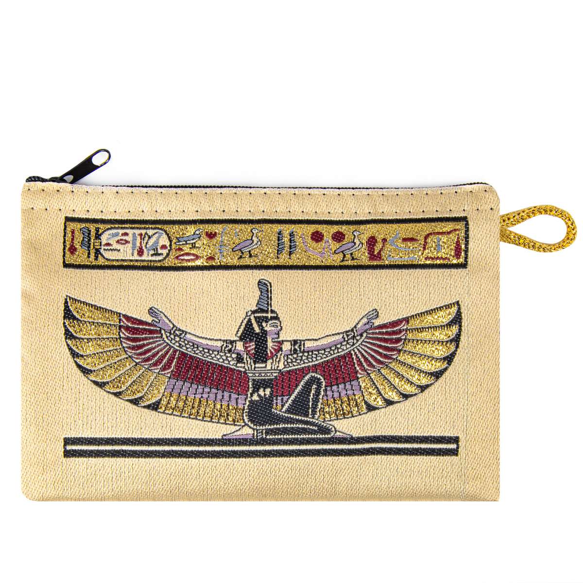 Kleingeldtasche mit antikem Motiv 4 - 10x15cm