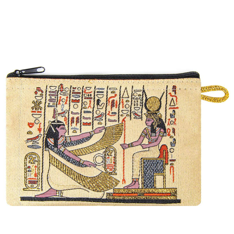 Kleingeldtasche mit antikem Motiv 2 - 10x15cm