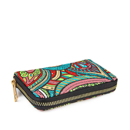 Geldbörse im Boho-Design - Saracenia - 14,5x8,5x2,5cm