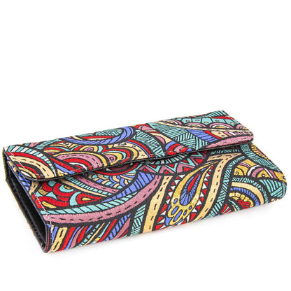 Geldbörse mit Druckknopfverschluss - Saracenia - 19x10x3,5cm