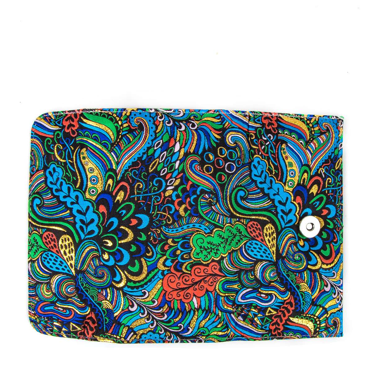 Geldbörse mit Druckknopfverschluss - Flores Picti - 19x10x3,5cm