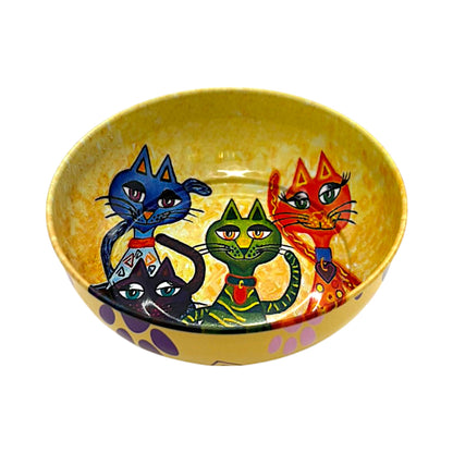 Metall Schüssel - Katze 1 - Groß - 12cm