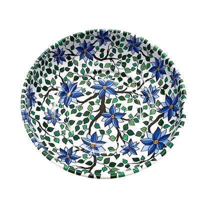 Metall Schüssel - Blume 1 - Mittel - 9cm