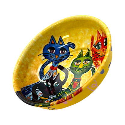 Metall Schüssel - Katze 2 - Klein - 8cm