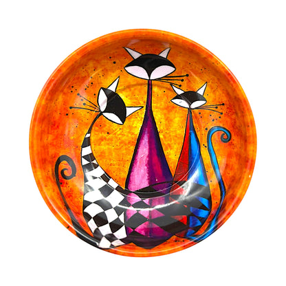 Metall Schüssel - Katze 1 - Klein - 8cm