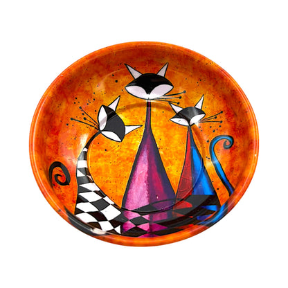 Metall Schüssel - Katze 1 - Klein - 8cm