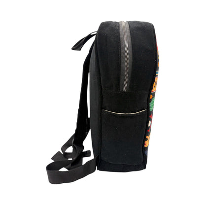 Rucksack - Indiana - Schwarz - 35 x 26 x 11,5cm