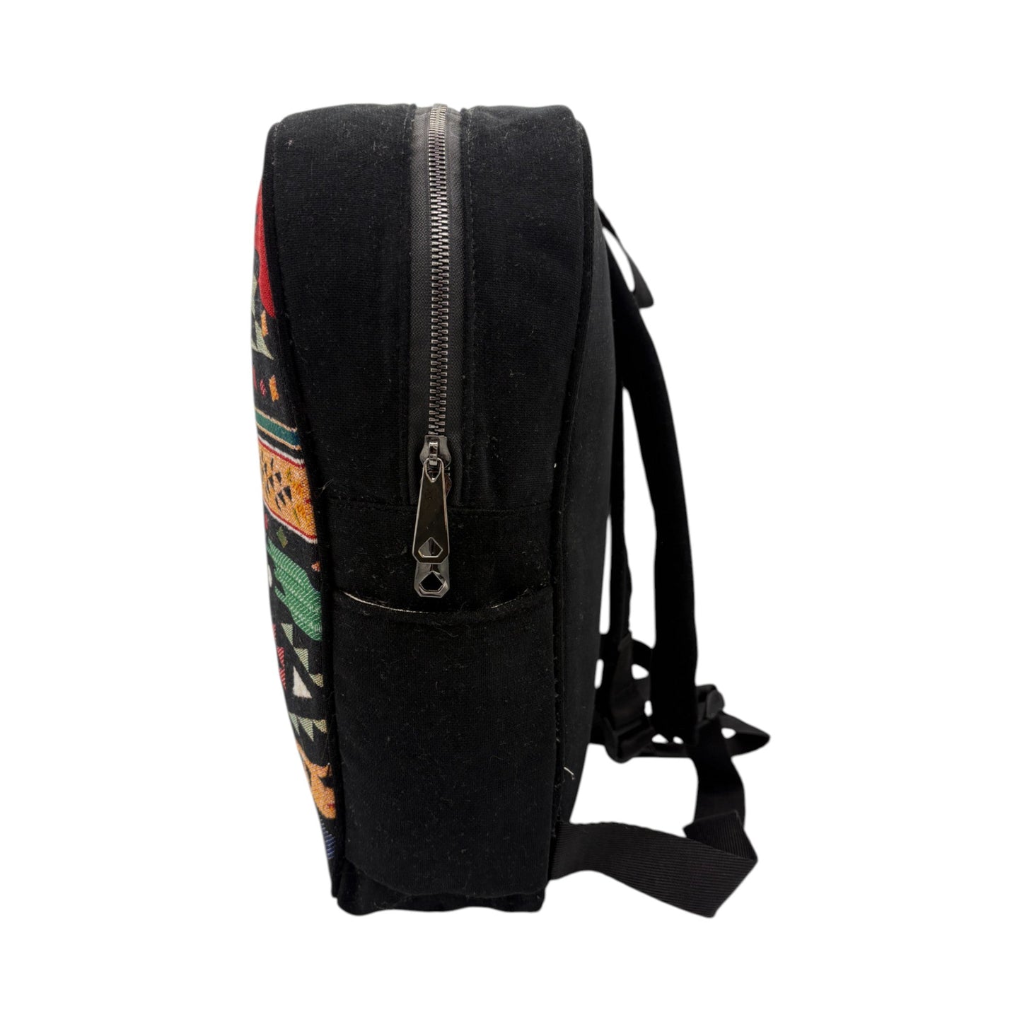 Rucksack - Indiana - Schwarz - 35 x 26 x 11,5cm