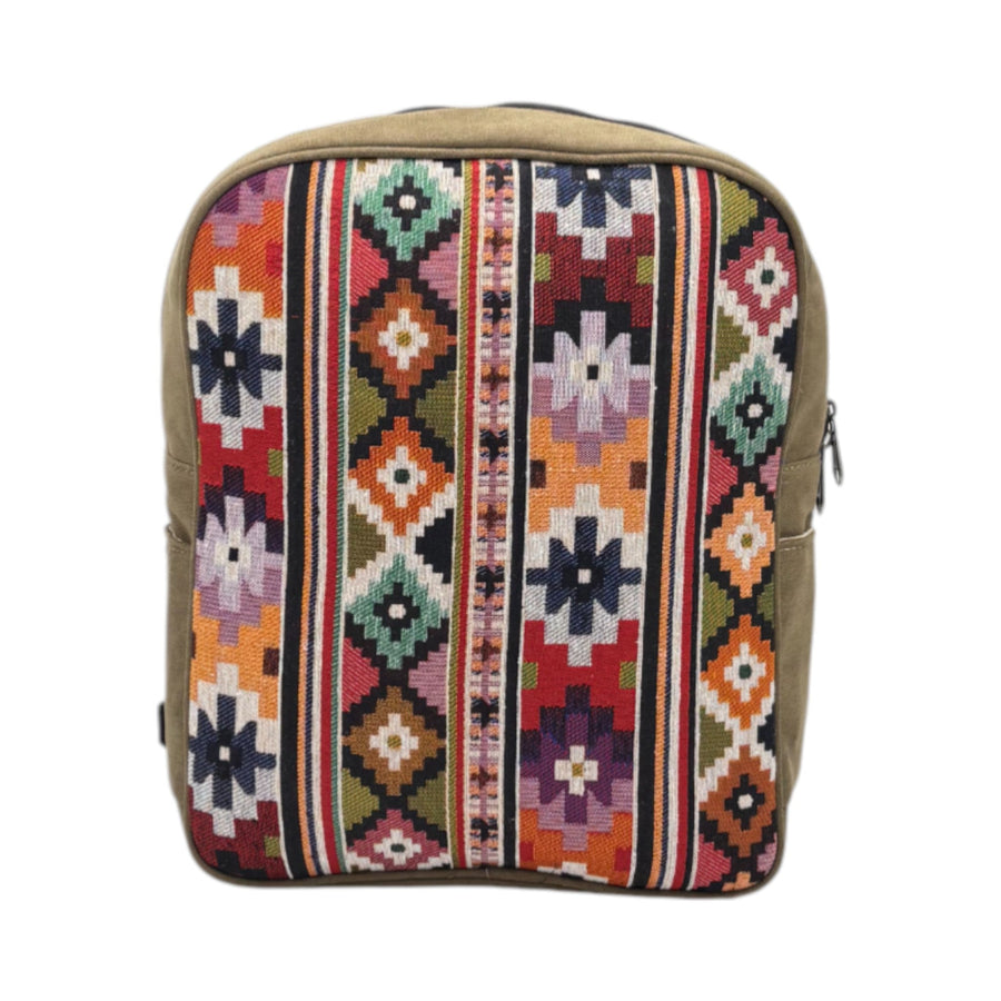 Rucksack - Indigen - Khaki - 35 x 26 x 11,5cm