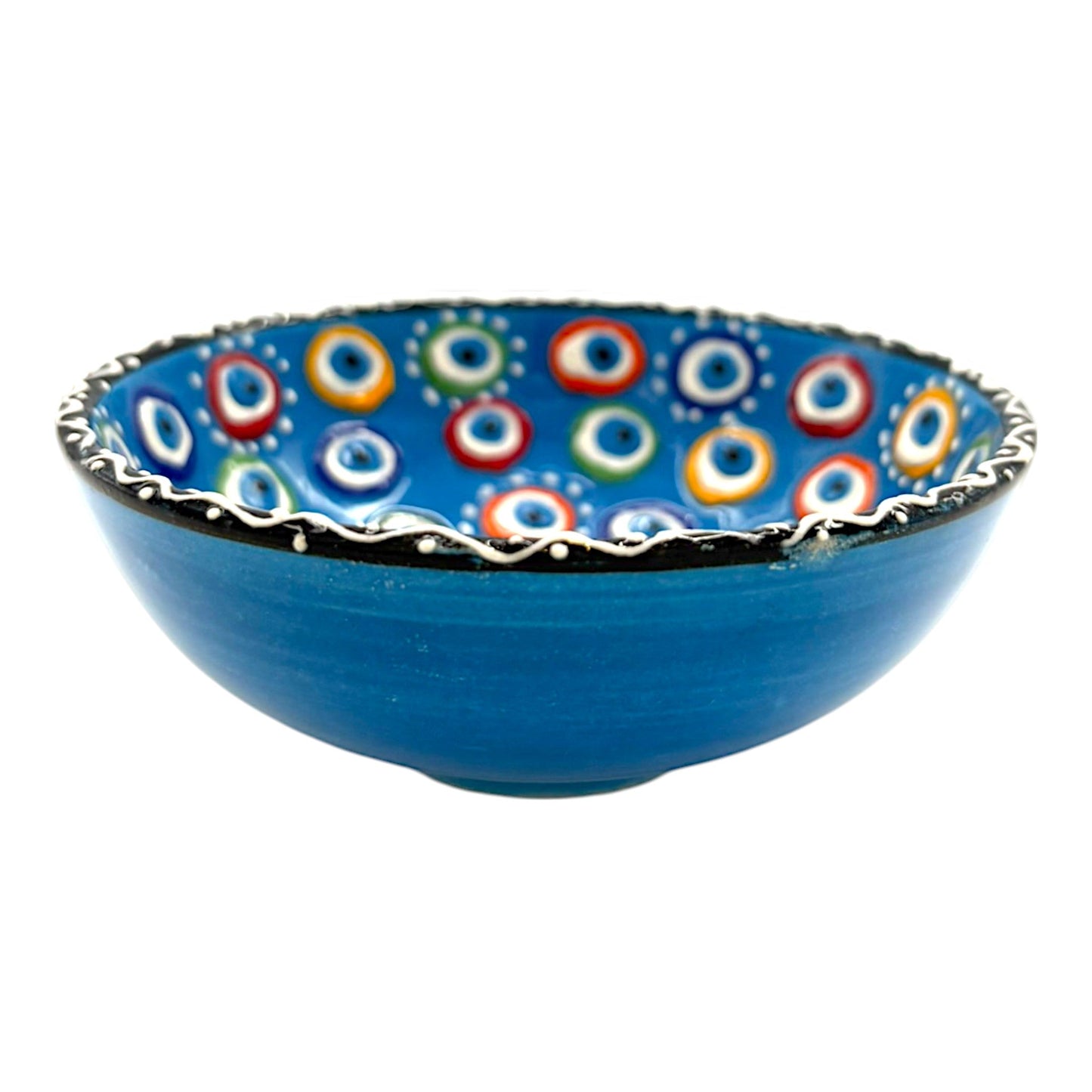 Keramikschale - Evil Eye - Hellblau - 12cm