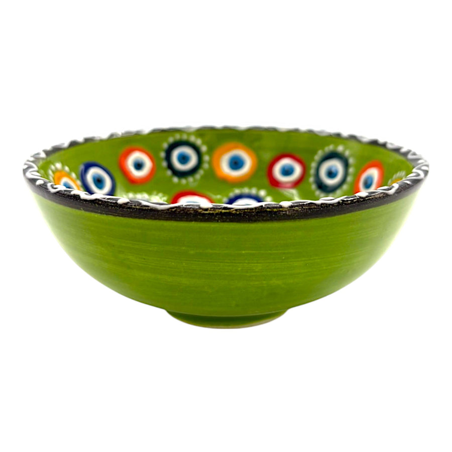 Keramikschale - Evil Eye - Hellgrün - 12cm