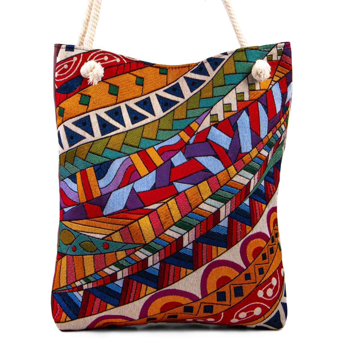 Schultertasche - Boho-Style - Illusio - 38x35cm