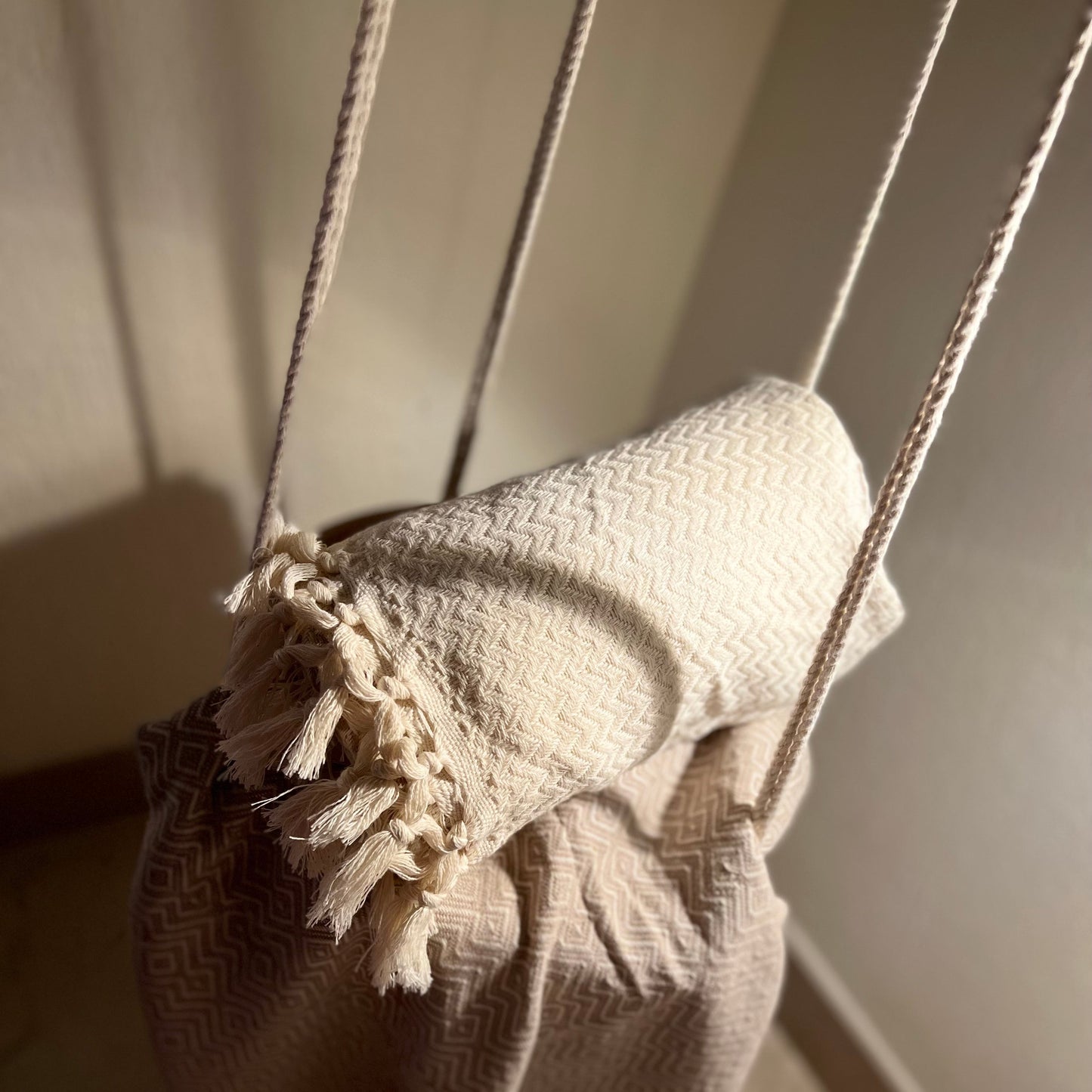 Hamamtuch | Saunatuch | Strandtuch | Colombia | Beige | 180x95 cm