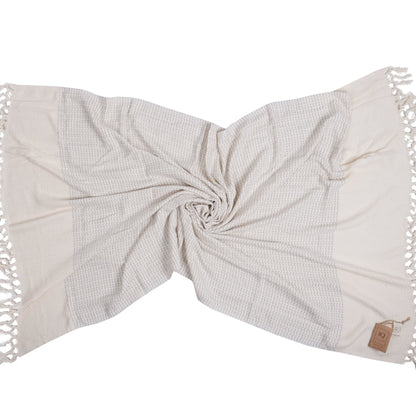 Hamamtuch Saunatuch Strandtuch - Colombia Grau 180x95 cm