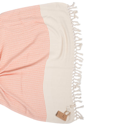 Hamamtuch | Saunatuch | Strandtuch | Colombia | Orange | 180x95 cm