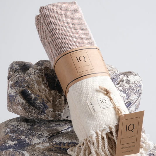 Hamamtuch Saunatuch Strandtuch - Ecuador Rosé 170x95 cm