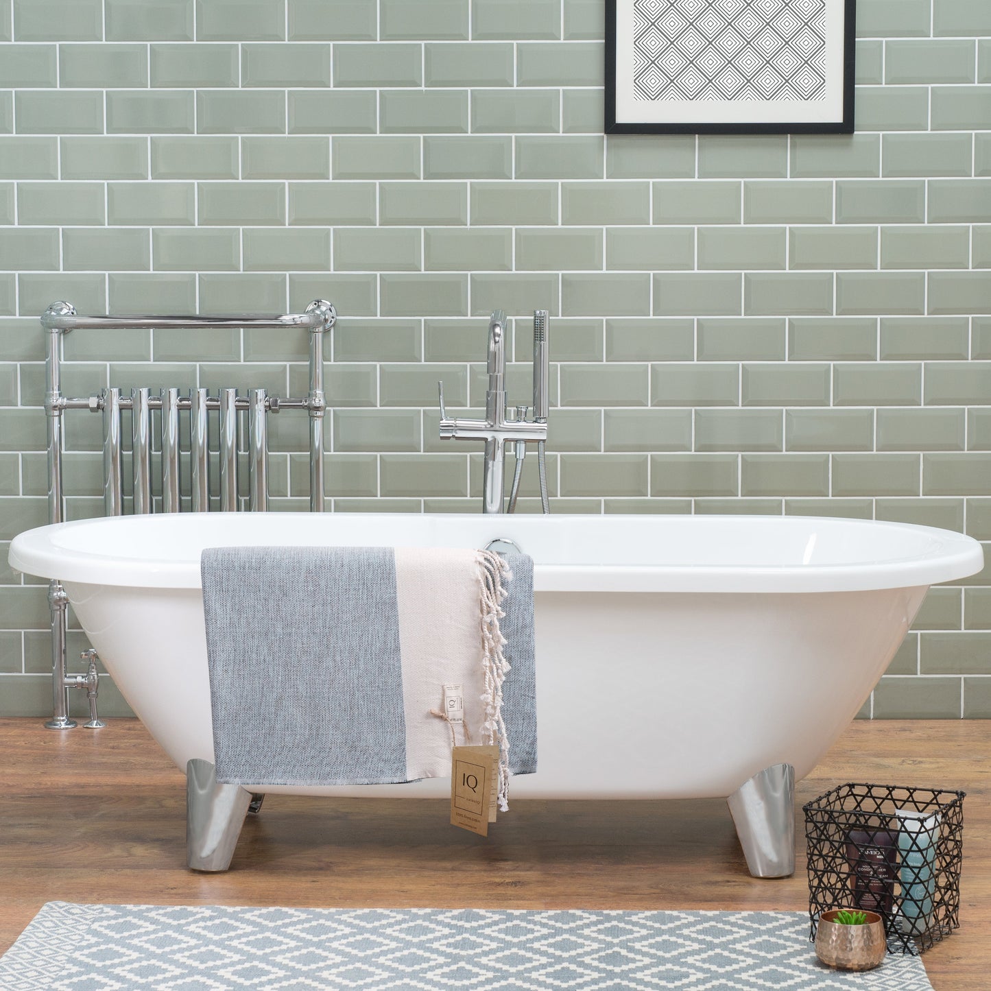 Hamamtuch | Saunatuch | Strandtuch | Ecuador | Blau | 170x95 cm