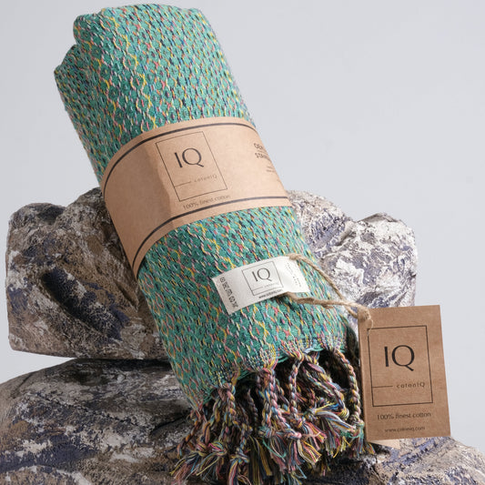 Hamamtuch Saunatuch Strandtuch - Mexico Grün 180x100 cm