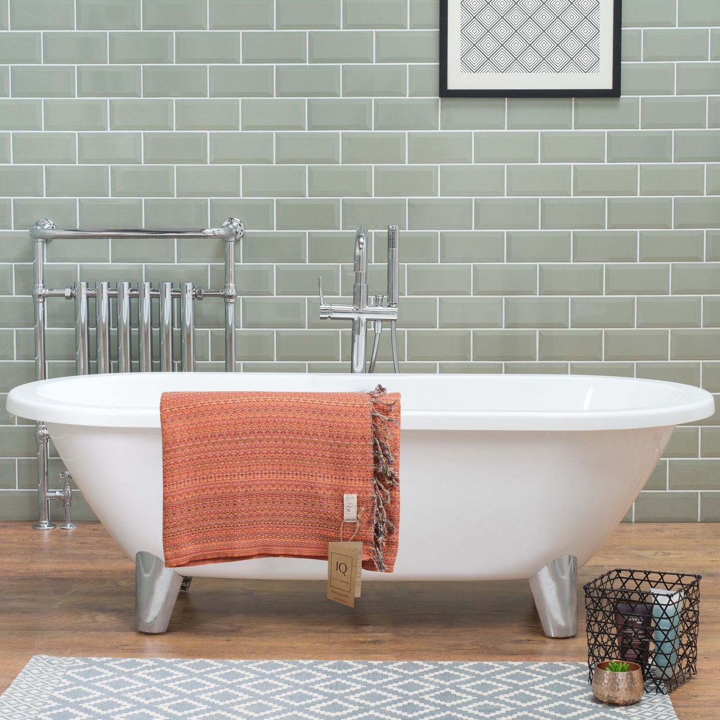 Hamamtuch Saunatuch Strandtuch - Mexico Orange 180x100 cm