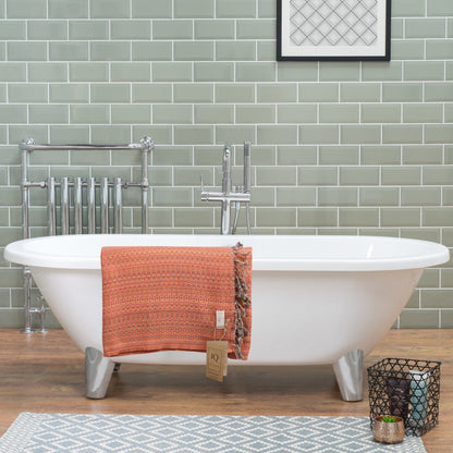 Hamamtuch Saunatuch Strandtuch - Mexico Orange 180x100 cm