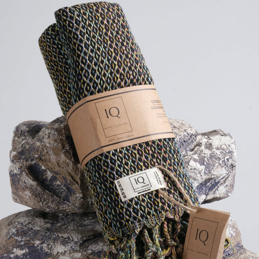 Hamamtuch Saunatuch Strandtuch - Mexico Schwarz 180x100 cm