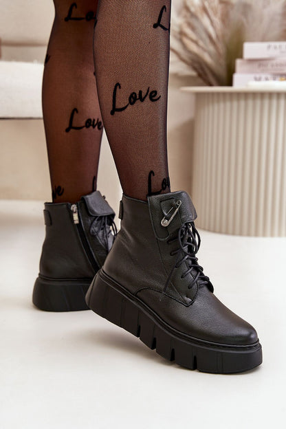 Plateau-Stiefeletten Step in style