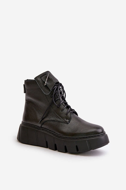 Plateau-Stiefeletten Step in style