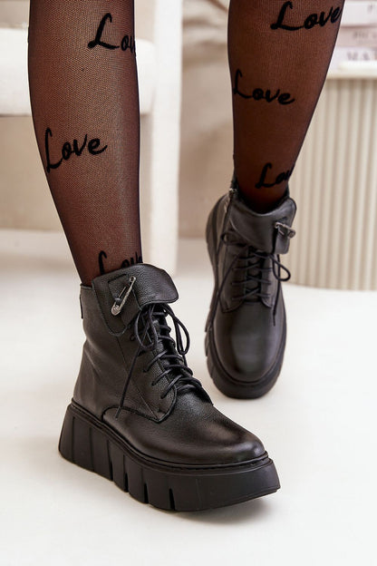 Plateau-Stiefeletten Step in style