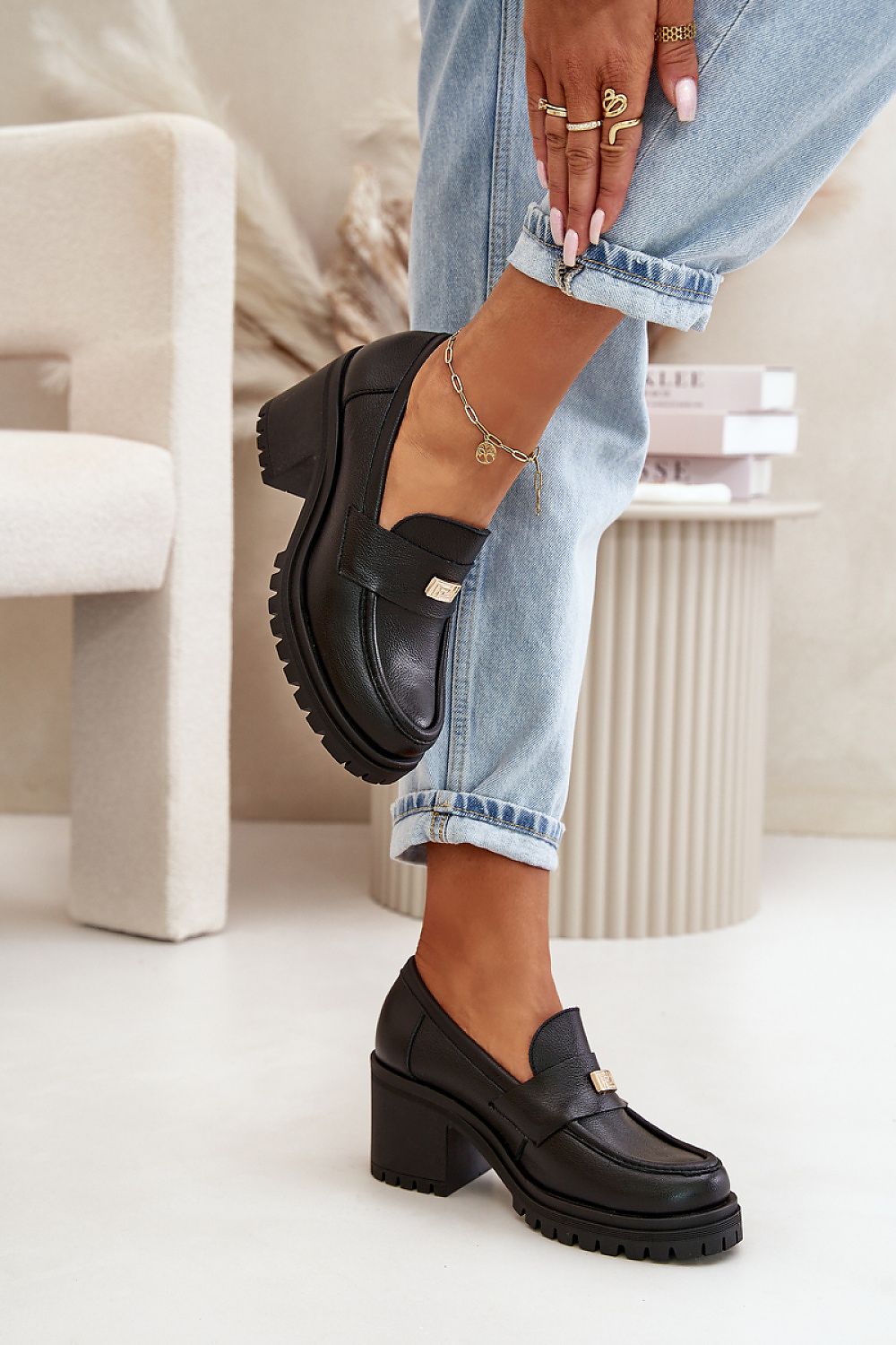 Schuhe mit Absatz Step in style