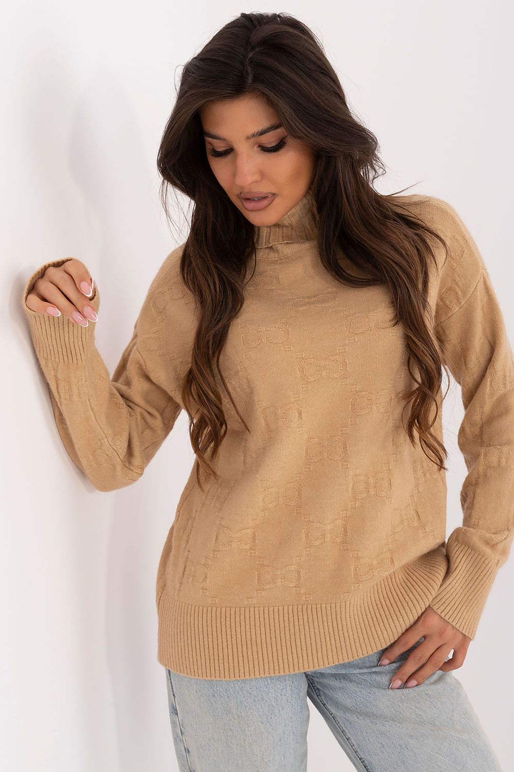  Rollkragenpullover model 199436 AT 