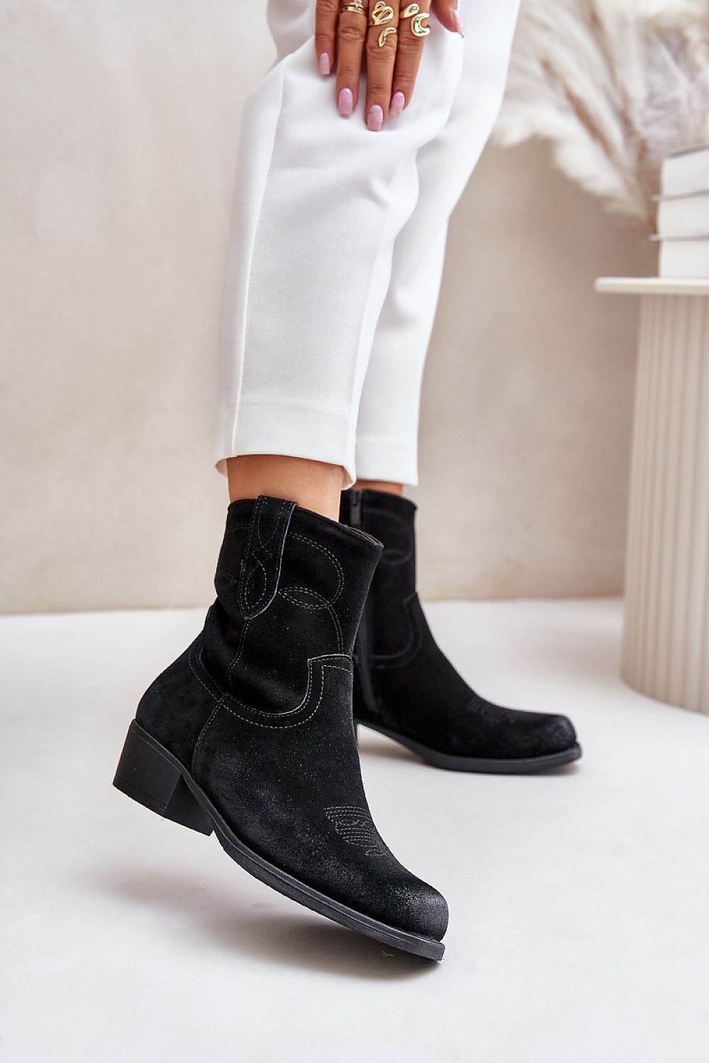 Stiefeletten mit Absatz Step in style