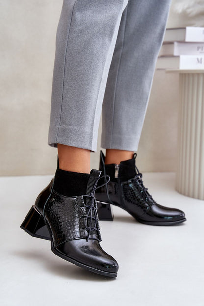 Stiefeletten mit Absatz Step in style