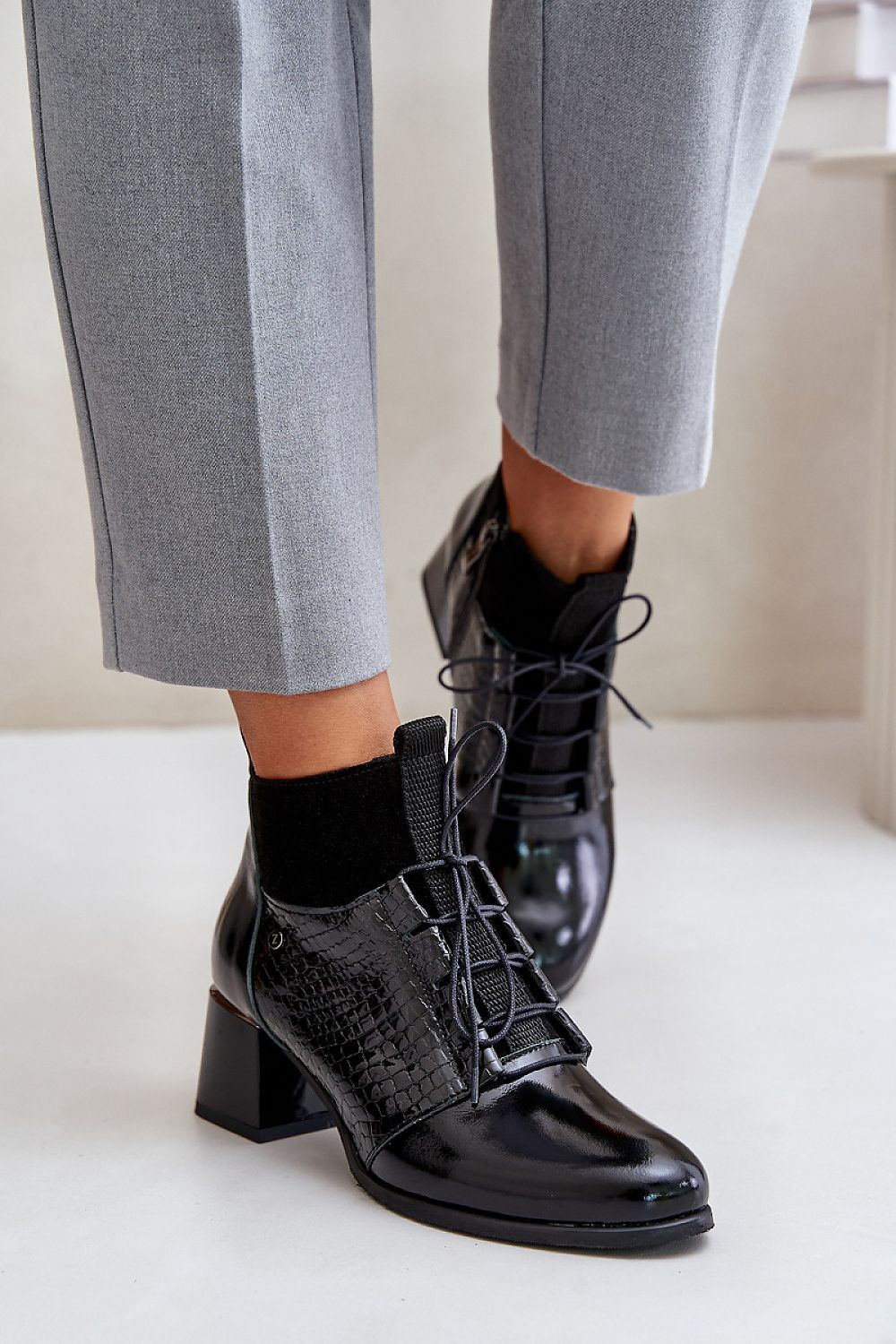 Stiefeletten mit Absatz Step in style