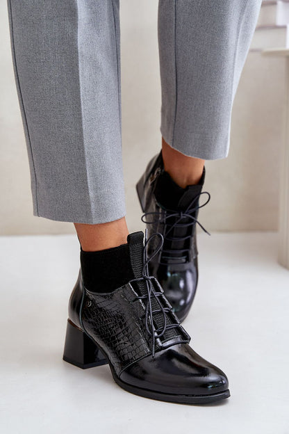 Stiefeletten mit Absatz Step in style