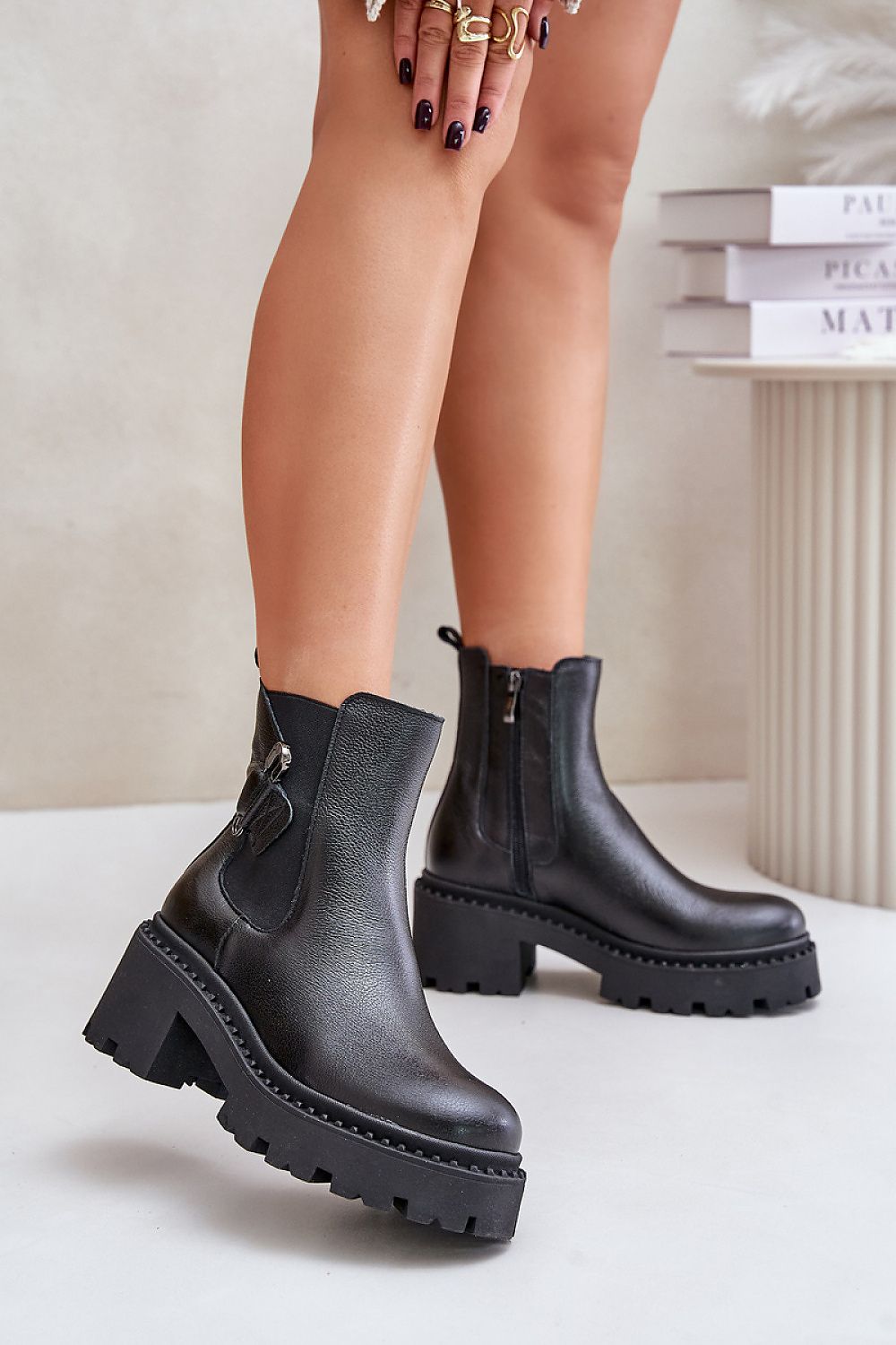 Stiefeletten mit Absatz Step in style
